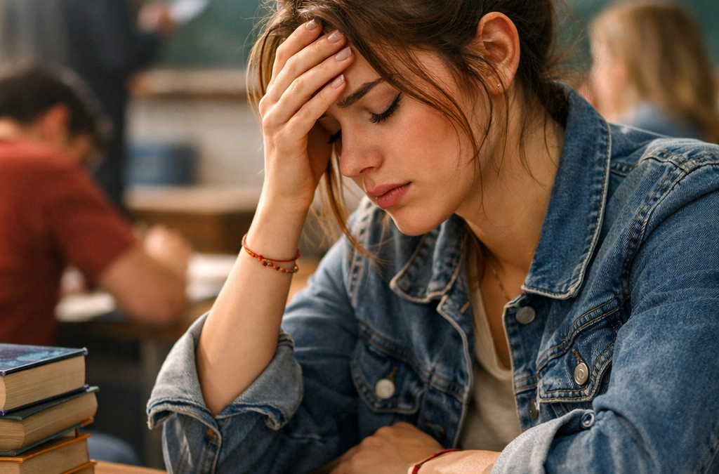 Ansia da esame: non è il voto che fa paura. È quello che senti su di te